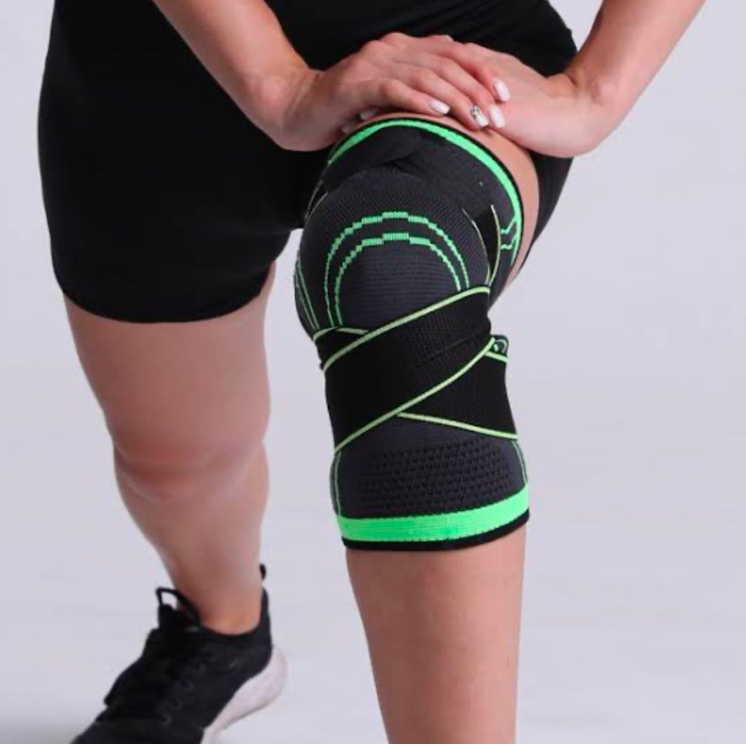 Knee Support Band for Pressure Weaving with 3D Weave Protection Against Injury Pressure Adjustable Knee Support for Men and Women