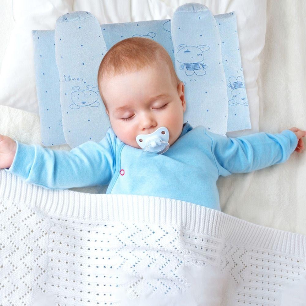 Shaping Baby Pillow  – Baby Pillow Sleep Positioner New Bedding Neck Support Kids Anti Roll Pillow(Random Colors)