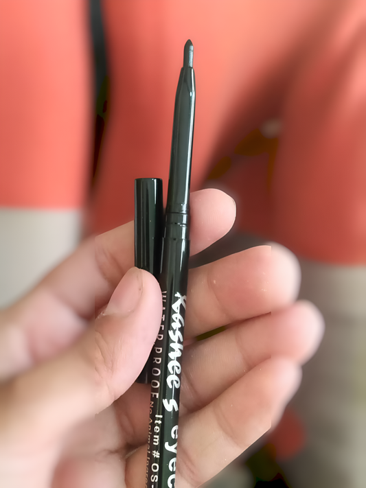 Pack Of 01 - Kashee's Black Kajal Pencil - Kajal Pencil For Eyes - Kashee Kajal Pencil For Girls - Best Quality Kajal
