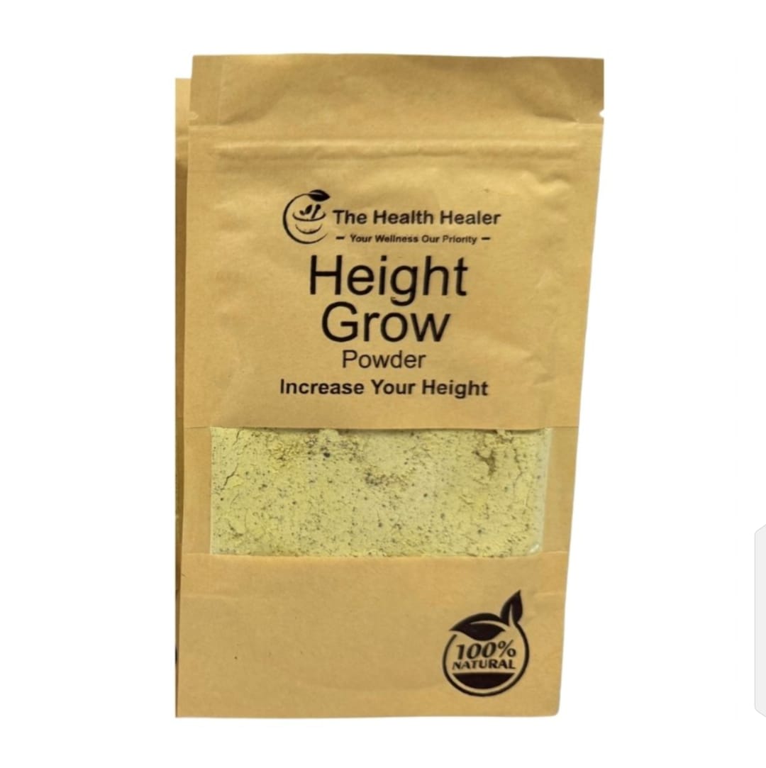 The Health Healer Height Grow Powder – 100% Natural Height Increase Supplement (100 Grams)