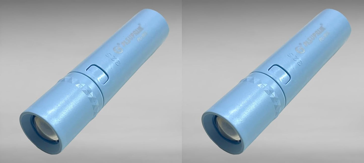 Pl 003 Long Range LED Rechargeable Torch Light – 1000 Lumens, 3 Modes, 500m Beam Distance, 1400mAh Battery with USB Cable, Durable Outdoor Flashlight