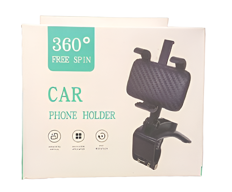 CAR Smart Phone Holder - 360 Free Spin | 360° Mobile Holder Foldable | 360° Rotateable Strong Grip Mobile Holder for Cars