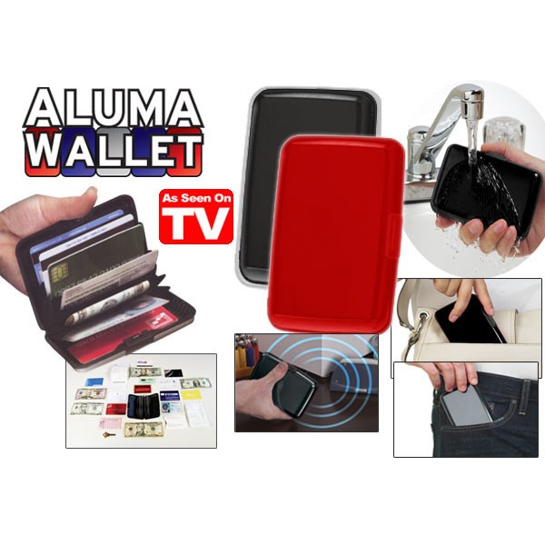 Aluma Wallet Waterproof &amp; Damage-proof Wallet for Men &amp; Women (Random Color) Made in China