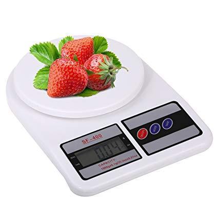 Best Imported Digital Food Kitchen Scale With LCD Display, Digital Kilo, Grams and Ounces for Weight Loss, Baking, Cooking, Keto and Meal Prep, Medium, Stainless Steel weight Machine For Vegetable,