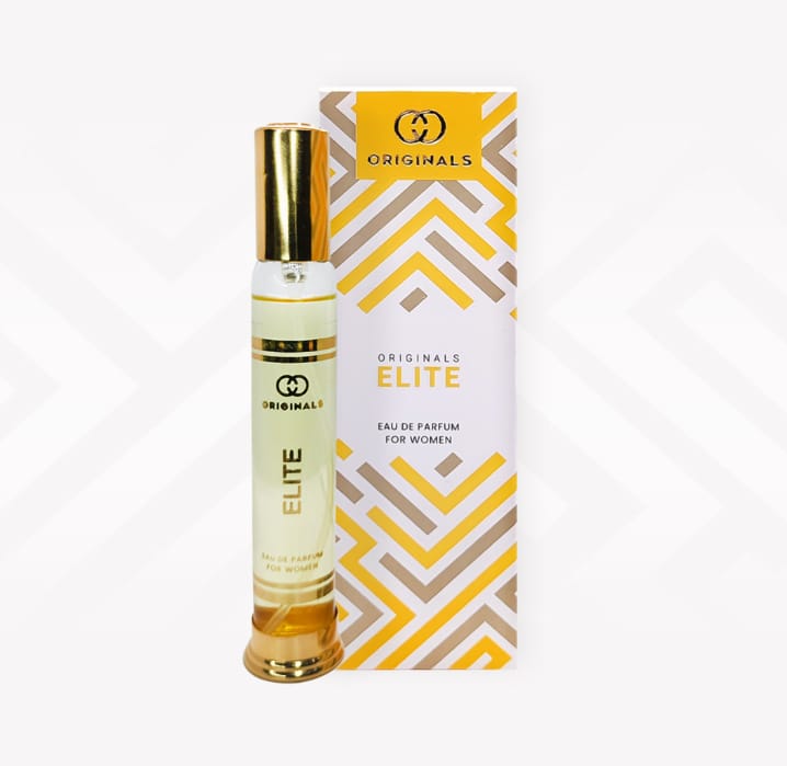 Originals Elite Eau de Parfum for Women – A Radiant Blend of Citrus, Florals & Amber in a Sculptural Gold-Capped Bottle Inspired by Modern Elegance - 35ml