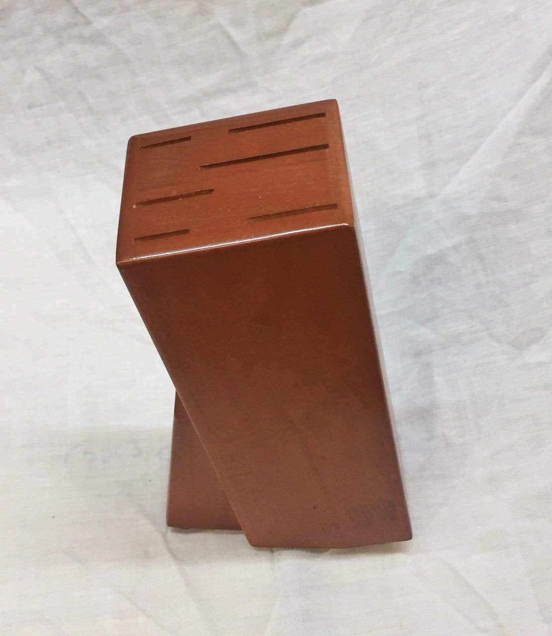 Knife Stand Wood Organize And Display Your Knives With Style | Wooden Knife Holder Block Stand Organizer for Kitchen Knife Storage Rack Durable Wood Design