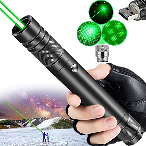 RL 303 Green Laser Pointer – Rechargeable with Lock Key, Charger &amp; Ideal for Teaching, Astronomy, Presentations &amp; More