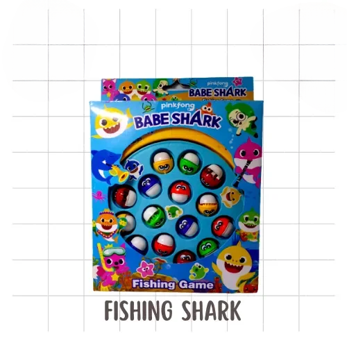 Babe Shark Fishing Game Fish Catching Kids Play Set (Random color)