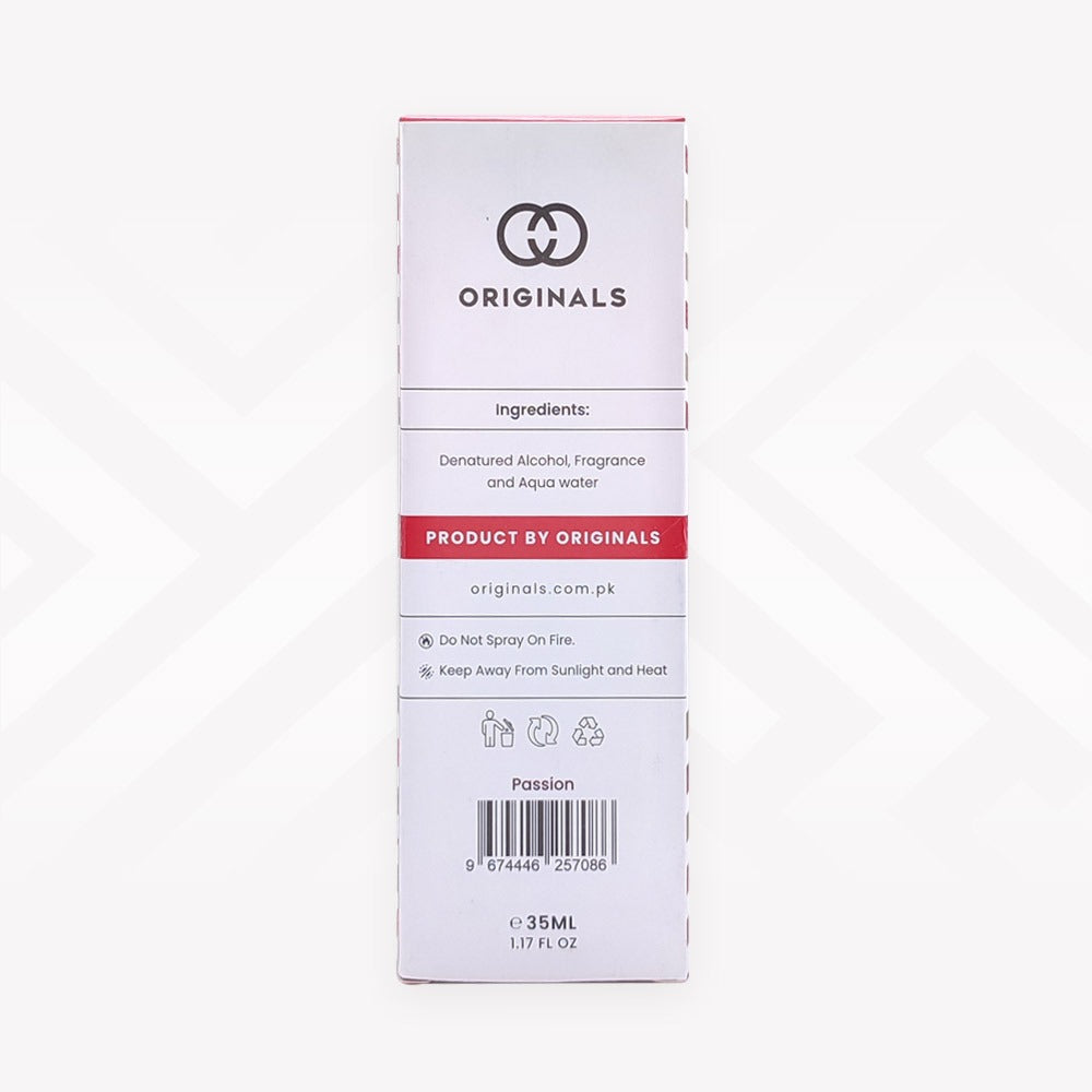 Originals Passion Eau De Parfum for Women – 35ml | Sweet & Sensual Fragrance | Premium Perfume for Daily Wear & Special Occasions