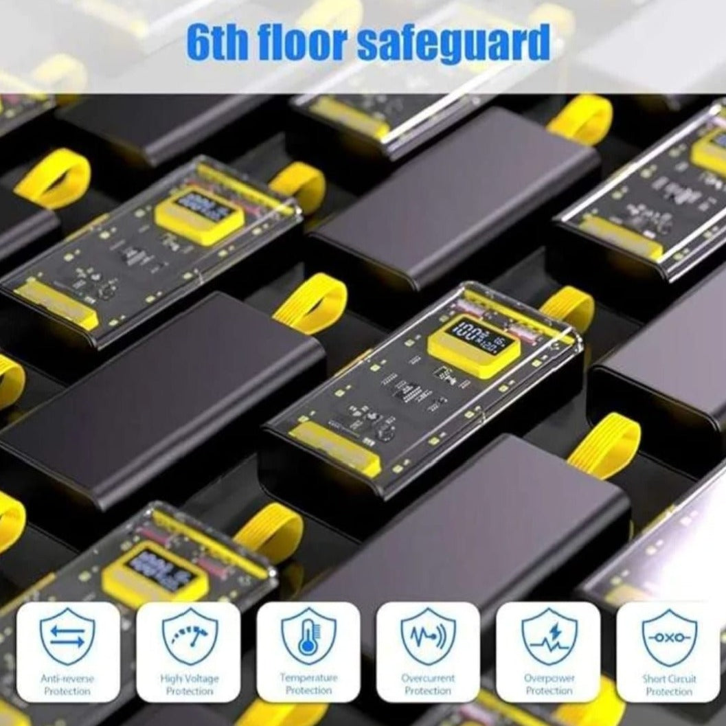 Bolt Power Bank B102 High-Capacity Portable Charger Designed To Keep Your Devices Powered Up On The Go 10'000mAh Battery