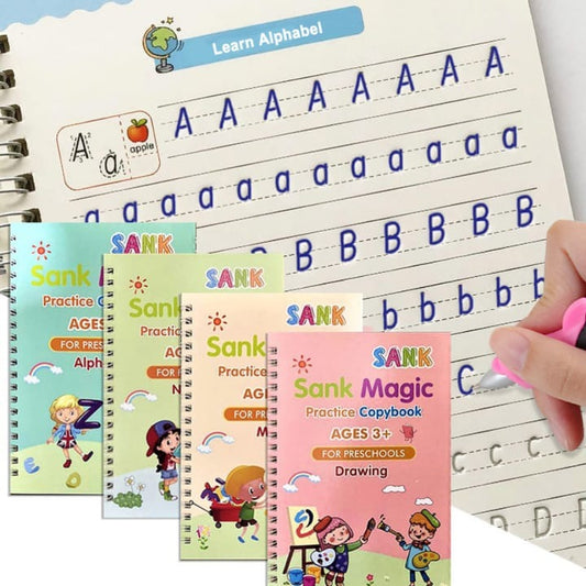 Magic Practice Tracing Book – Handwriting Learning Book for Preschool & Kindergarten Kids