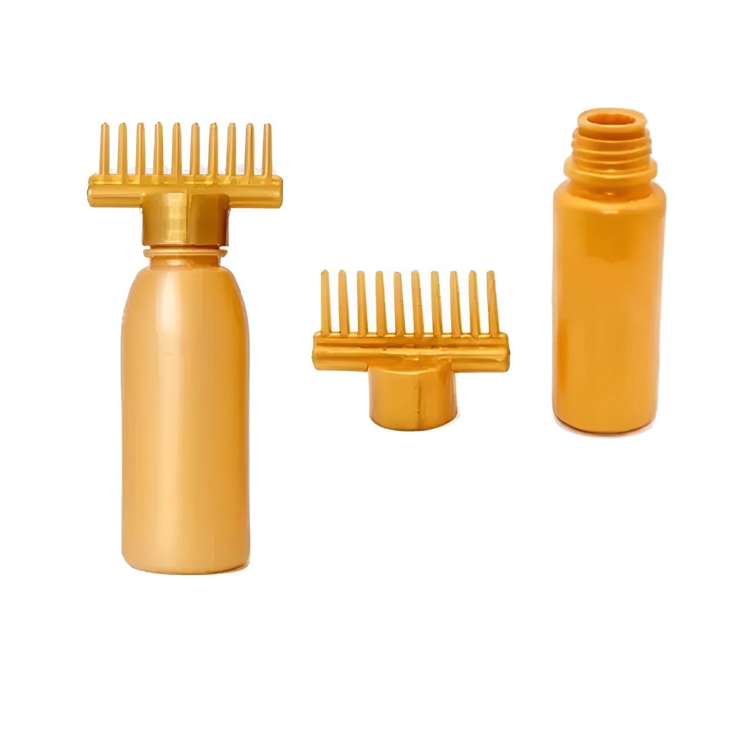 (Pack of 20) Hair dye bottle | Hair Oil Applicator Bottle, Root oiling Comb bottle for Hair Coloring, Shampoo, Oiling, Dye, and Scalp Treatment for home &amp; commercial ( Empty Bottle)