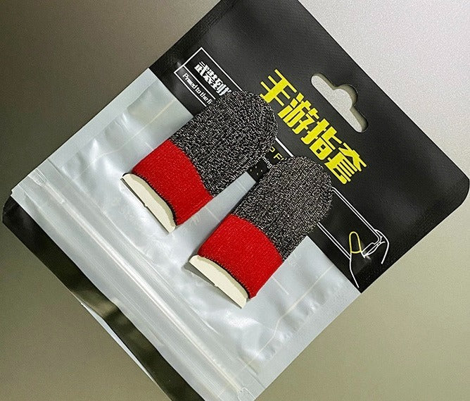 Gaming Finger Sleeves – 2 Pcs Pack Sweat-Proof Breathable Thumb Sleeves for Mobile Gaming