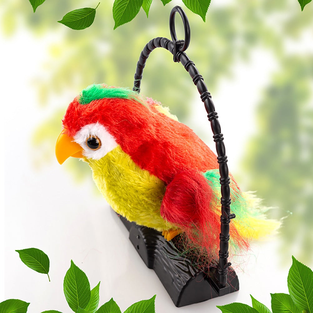 Talk Back Talking Parrot Toy – Repeats Speech, Educational &amp; Fun for Kids