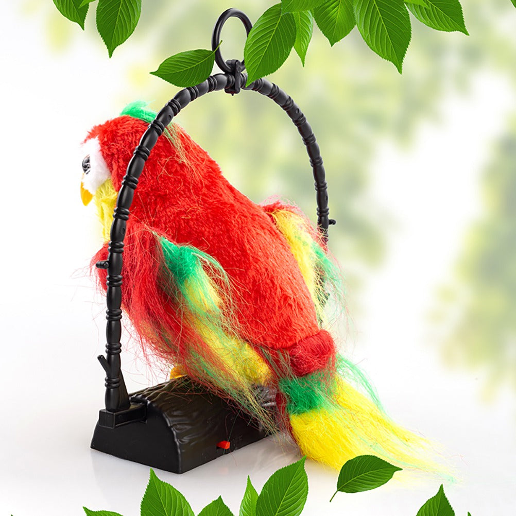 Talk Back Talking Parrot Toy – Repeats Speech, Educational &amp; Fun for Kids