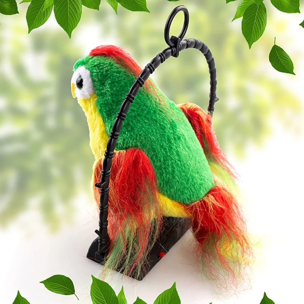 Talk Back Talking Parrot Toy – Repeats Speech, Educational &amp; Fun for Kids