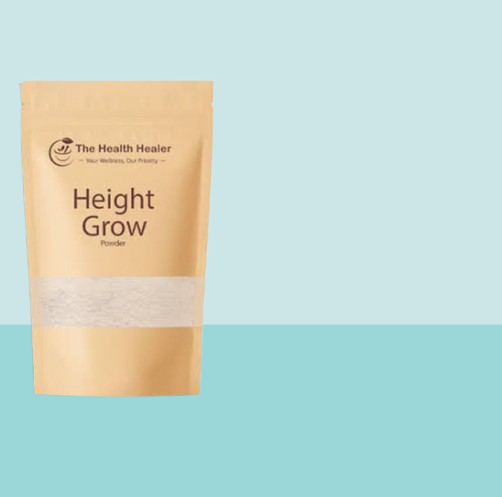 The Health Healer Height Grow Powder – 100% Natural Height Increase Supplement - 100G