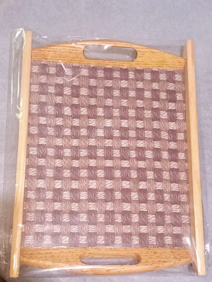 Large Wooden Serving Tray – Strong, Stylish, and Perfect for Serving Food, Drinks, and Decorating Your Home