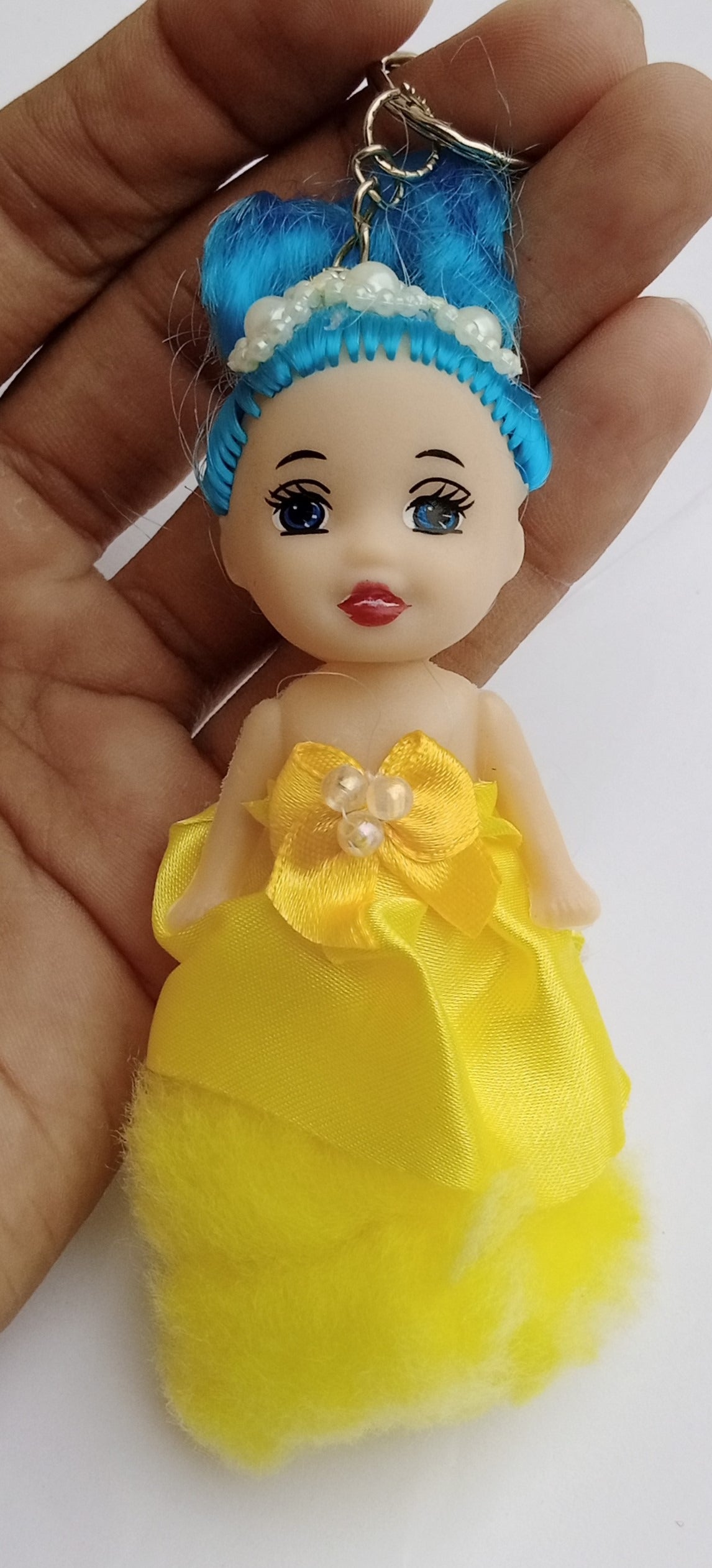 1Pcs Beautiful  Baby Doll Keychain/Keyring for Girls &amp; Womr Bike, Car, Bag &amp; Handbag Accessories  (Random coloen, fors)