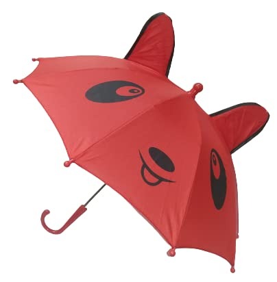 Small Kids Cartoon Umbrella – Multicolor, Random Shape &amp; Design, Lightweight &amp; Compact