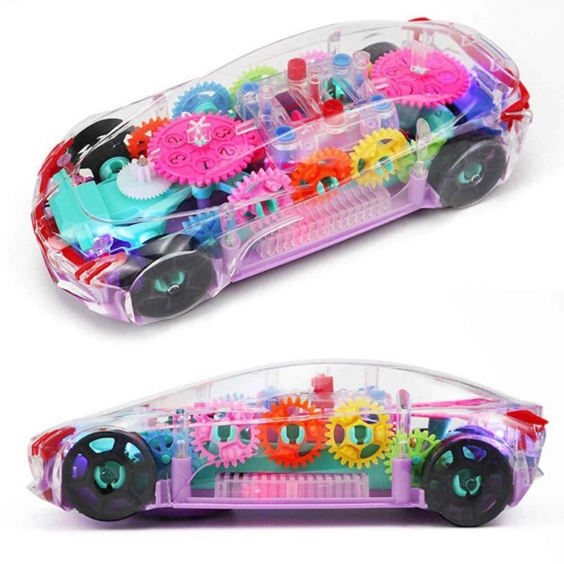 360° Rotating Future Musical Car Toy with Lights – For Kids, Boys &amp; Girls