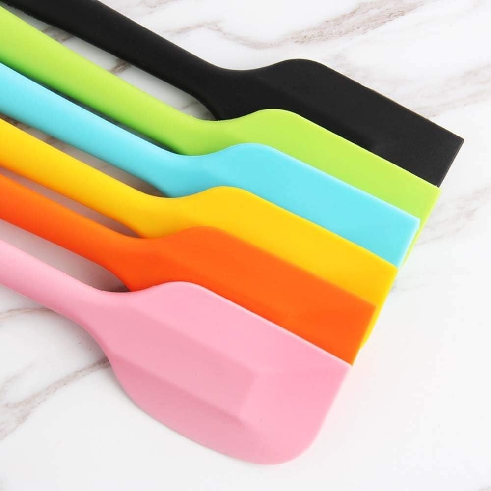 Silicone Spatula 8-Inch – Heat Resistant, Non-Stick Flexible Rubber Scraper Spoon for Kitchen Use