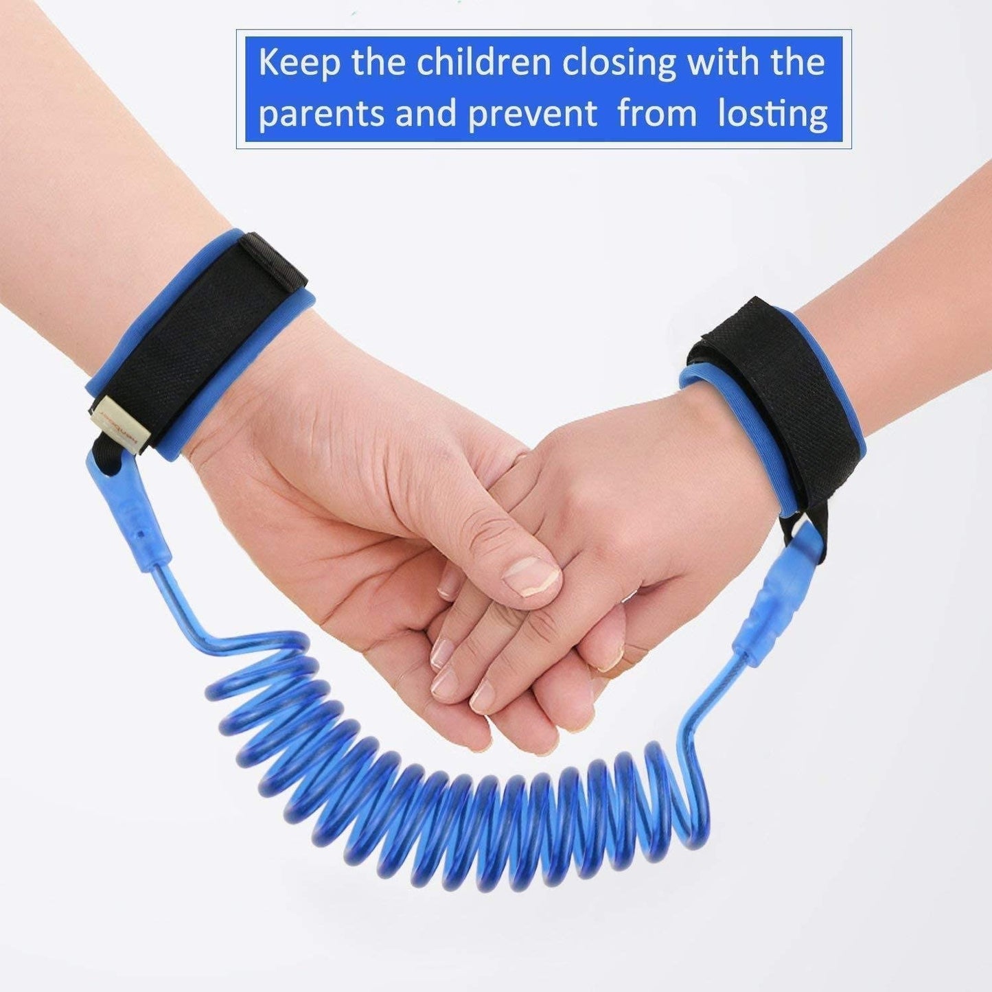 Baby Anti-Lost Wrist Strap Safety Harness for Toddlers &amp; Kids – Adjustable Hand Link with 360° Rotation