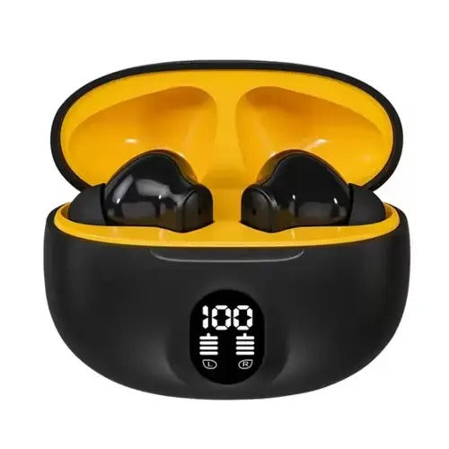 3.1 Display Earbuds STEREO 895B Wireless Bluetooth Earbuds | Mic in-Ear Headphones with LED Display | Type C Fast Charging | Bluetooth 5.3 for Android/iPhone ( With Box - With Cable - Random Color )