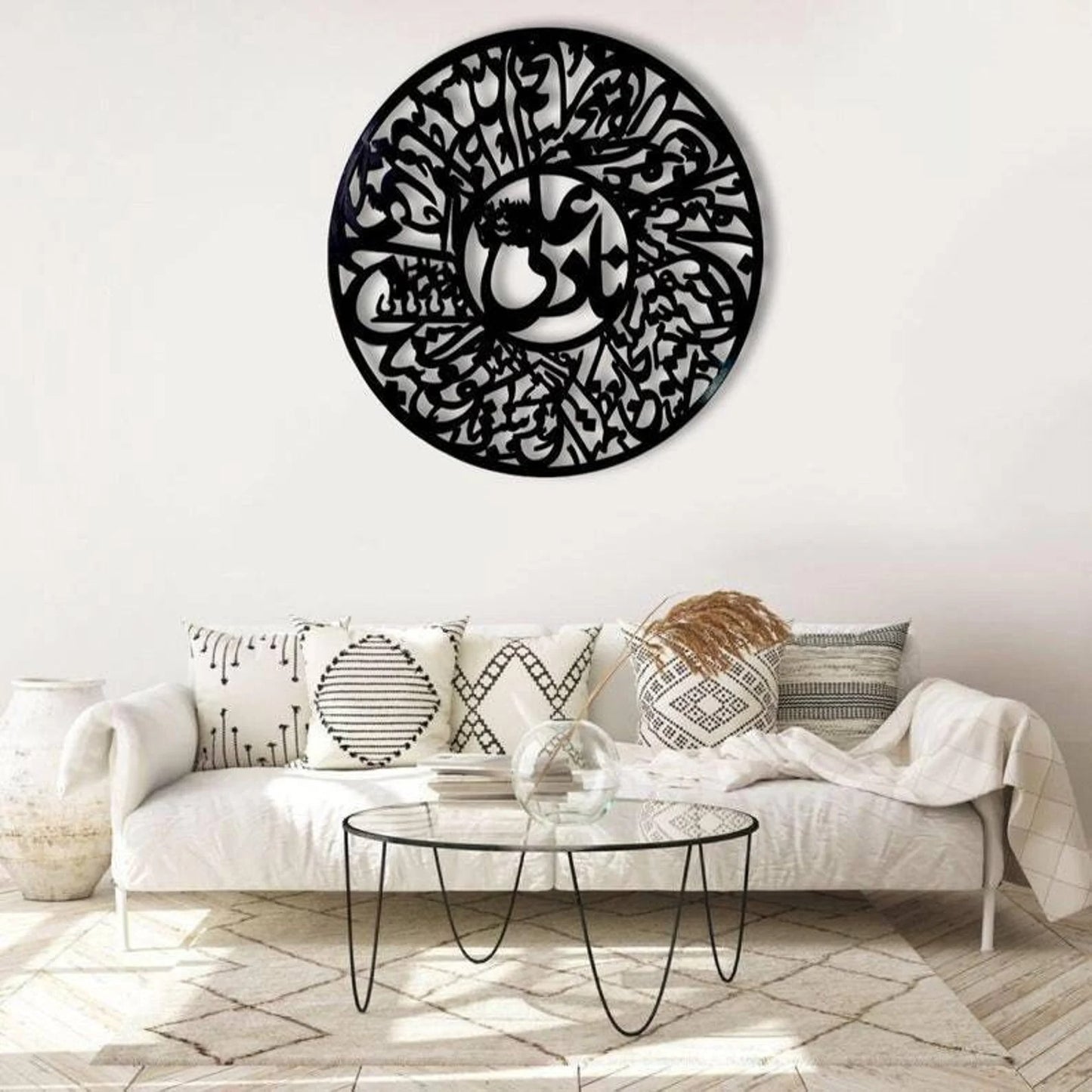 3D Calligraphy Nad-e-ali large Size | Islamic Wall Art | Nad-e-ali Frame | Nad-e-ali Frame For Home Decor &amp; Office Decor | Wooden Wall Art ( 24 x 24 )